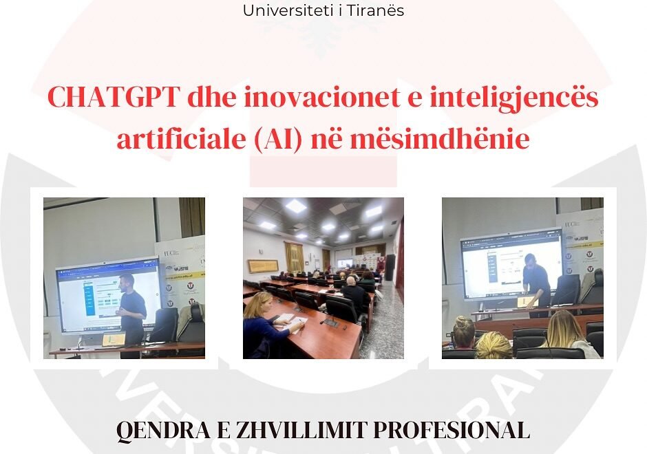 TRAINING- ChatGPT and AI Innovations in Teaching